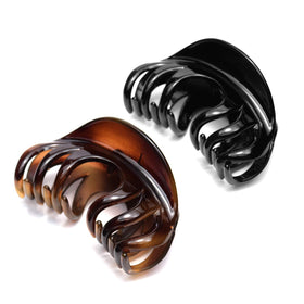 YOUXUAN front view of black and coffee clips shows sleek finish and choice