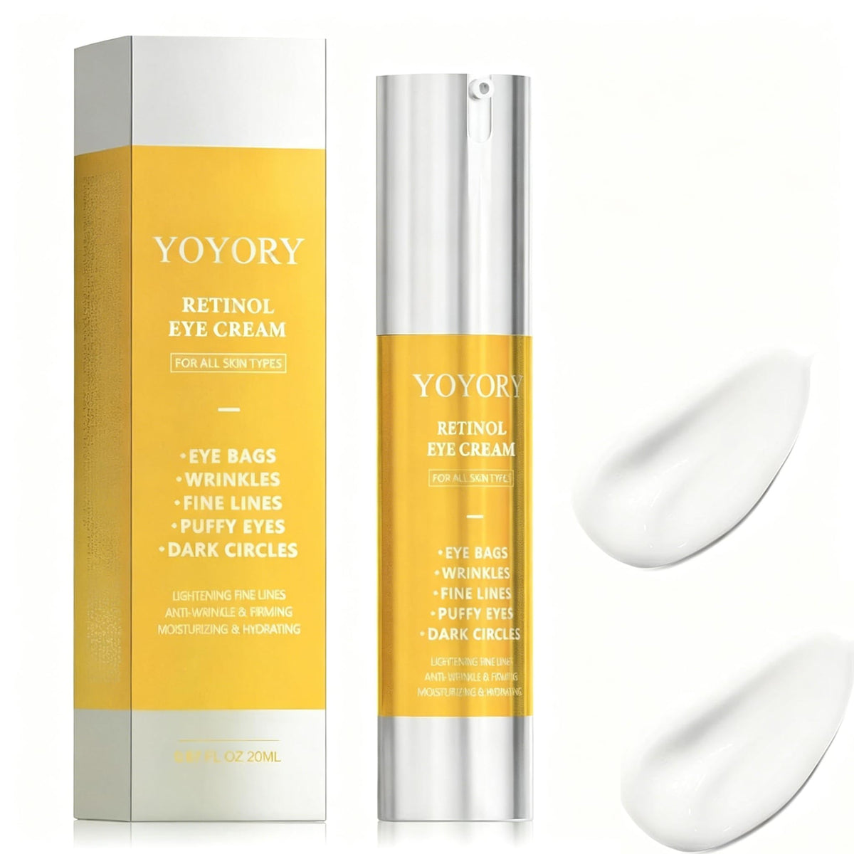 YOYORY front packaging showing product and branding for visible rejuvenation