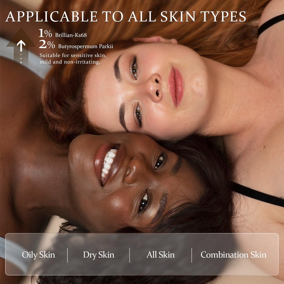 YOYORY product label close-up showing key actives and clean-beauty claims