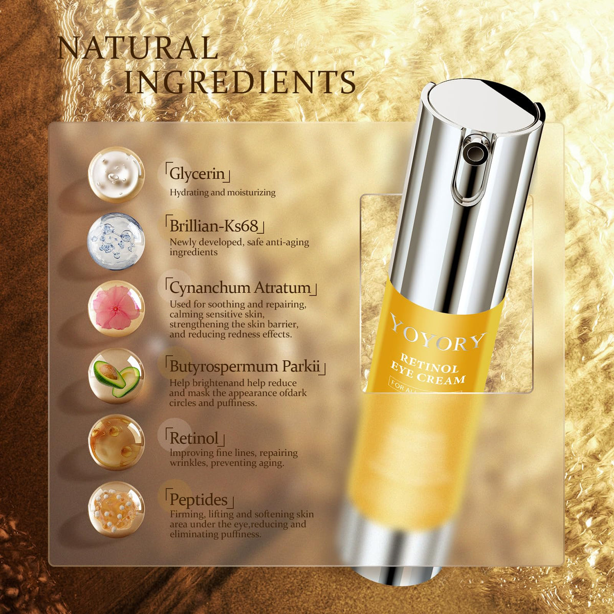 YOYORY close-up gel-cream texture highlighting lightweight hydration benefit