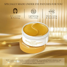 YOYORY patches held in hand showing size and easy application benefit