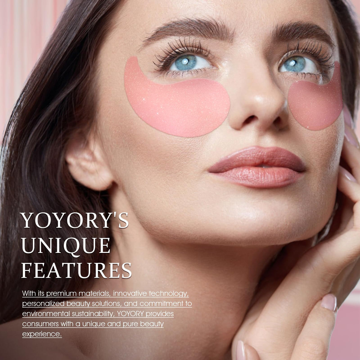 YOYORY travel pouch with patches, portable eye care on the go