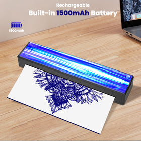 YUEBBB close-up control panel and buttons for simple stencil printing