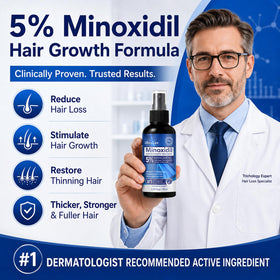 YUEJOIKL being applied to hairline to target thinning areas effectively