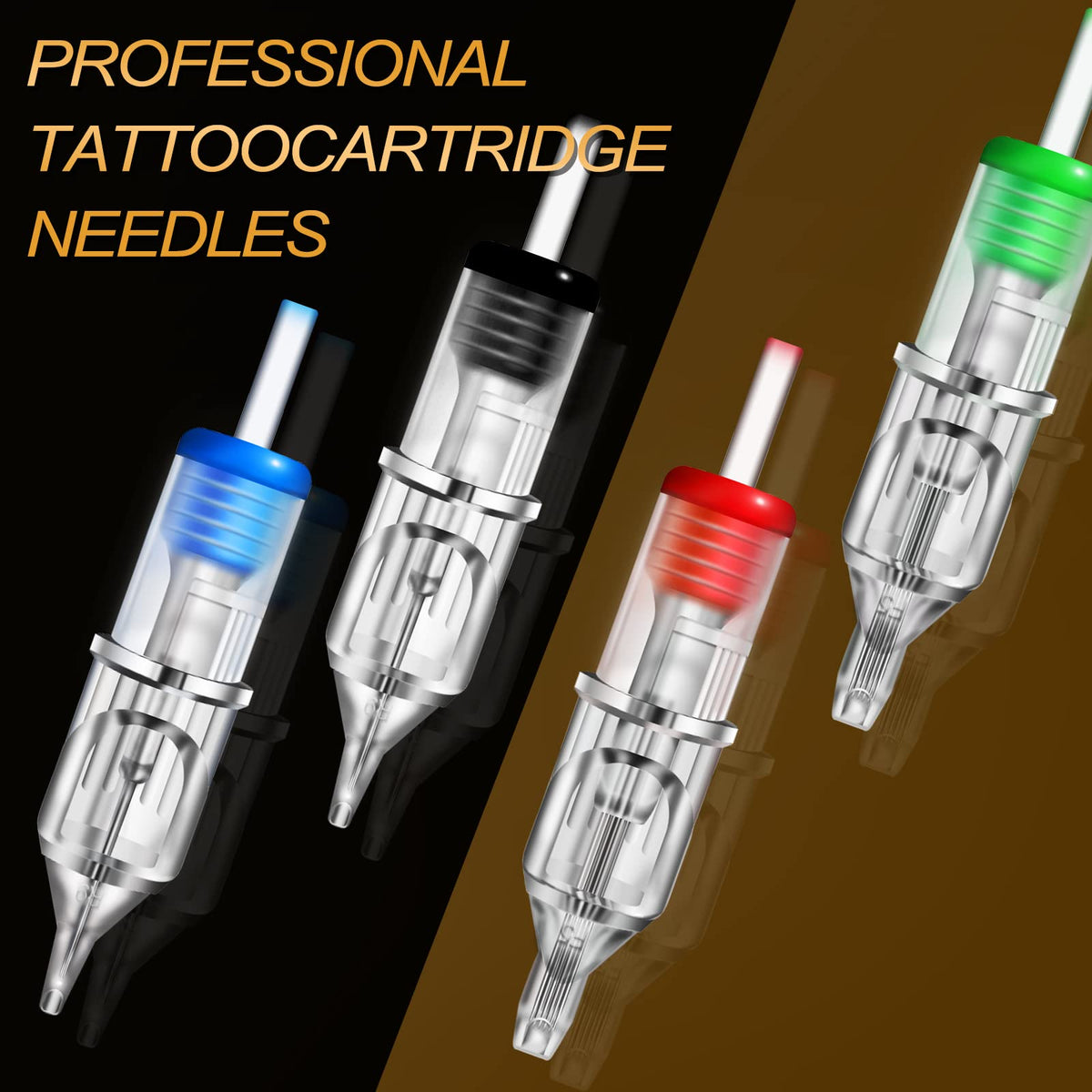 Yuelong close-up of needle tips showing sharp Japanese stainless steel