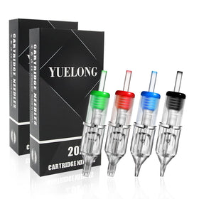 Yuelong front packaging showing 40 sterilized cartridges and benefits