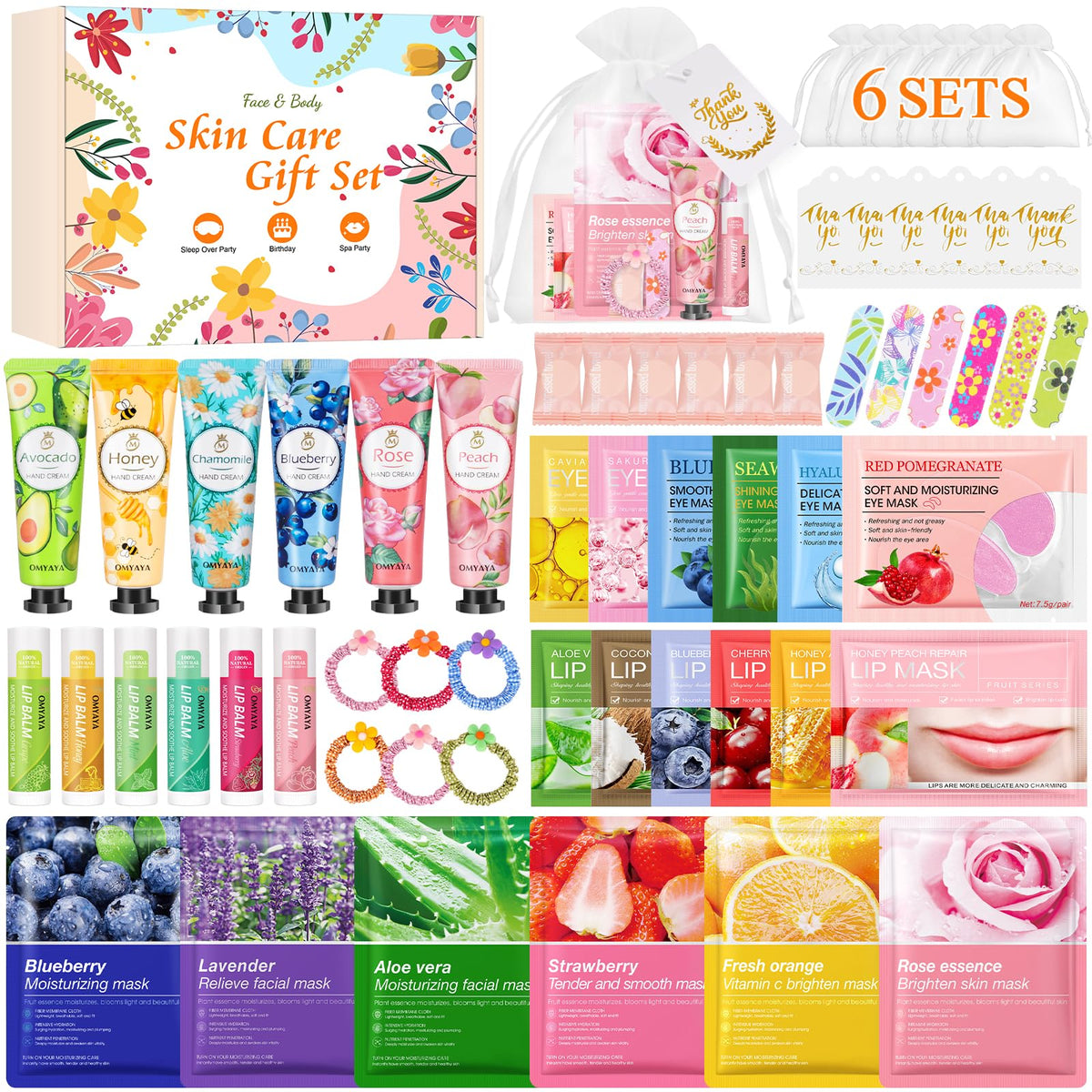 YUEONEWIN front packaging showing full bulk spa kit and gift-ready look