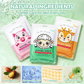 YUEONEWIN panda mask front view showcasing cute design and instant fun