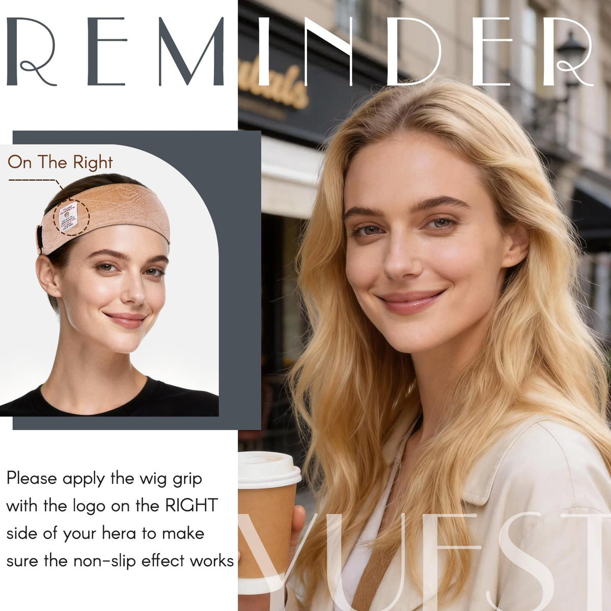 Yuest kit contents showing two bands and four wig caps for convenient styling
