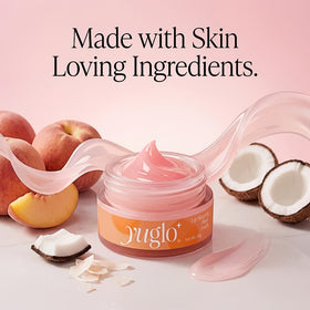 YuGlo open jar texture close-up demonstrating creamy hydrating finish