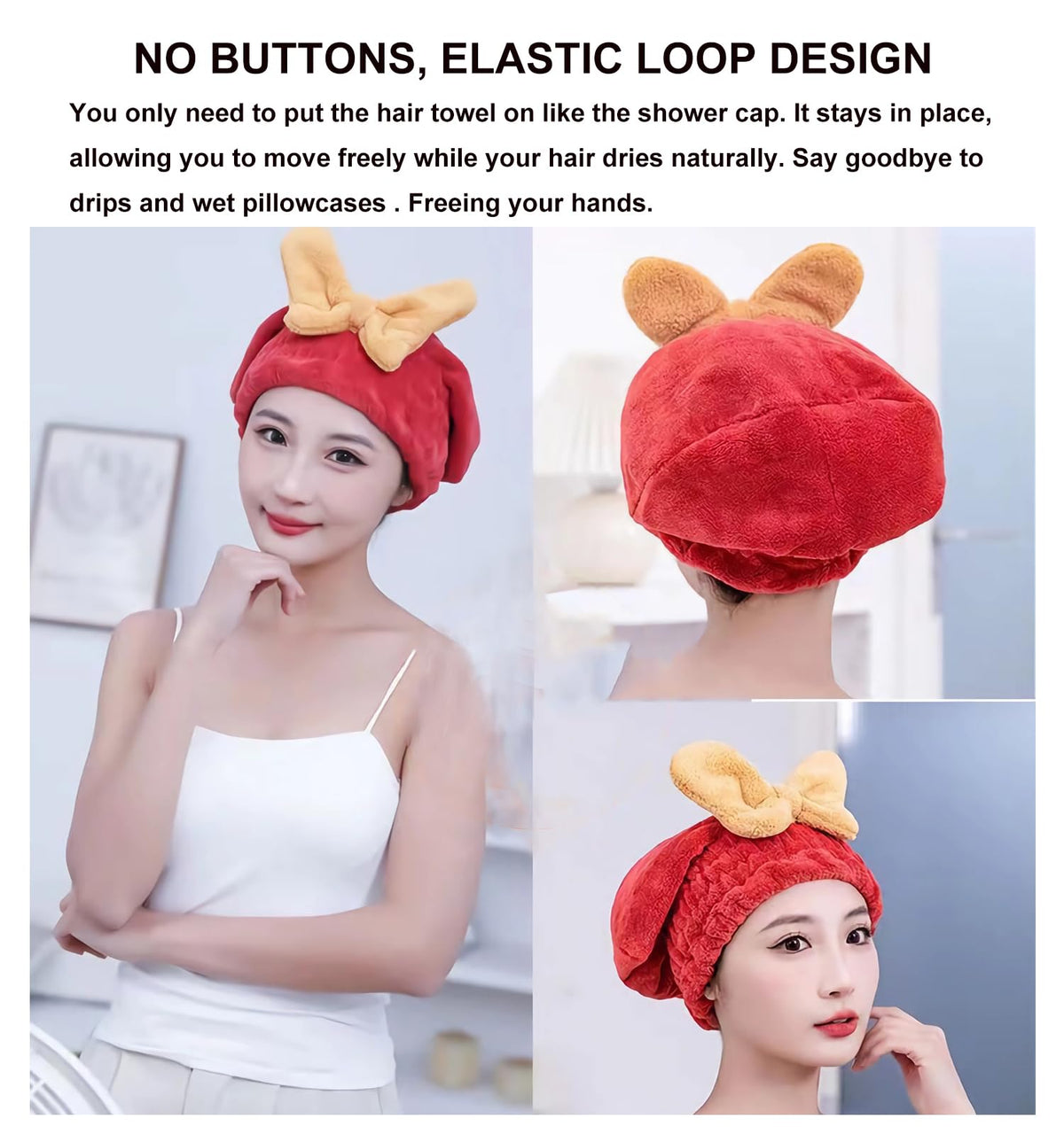 YUMINGUHC folded caps beside ruler showing compact size and travel-friendly benefit