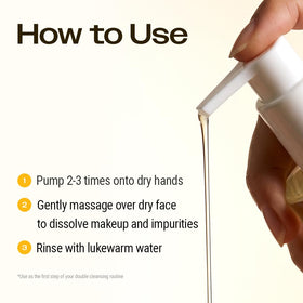 YUMU in bathroom setting supporting daily double-cleansing routine