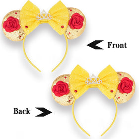 YUNISS headband in use at party demonstrating festive look and easy styling