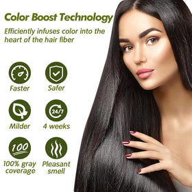 YUOLITA opened tube texture close-up showing creamy black dye consistency