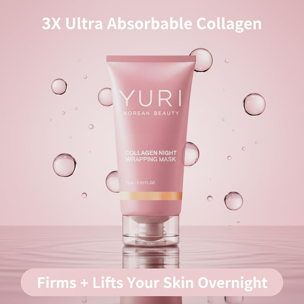 YURI BEAUTY jar in hand showing size and travel-friendly benefit