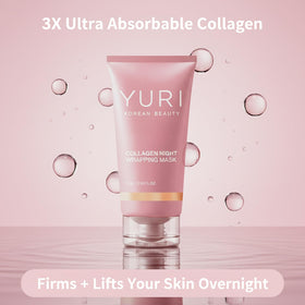 YURI BEAUTY jar in hand showing size and travel-friendly benefit