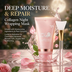 yuri collagen application brush applying mask for precise, mess-free use