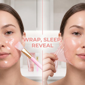 Yuri Korean Beauty on bedside table in bedroom showing easy overnight routine benefit