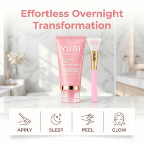 Yuri Korean Beauty close-up of mask texture highlighting lightweight smoothness