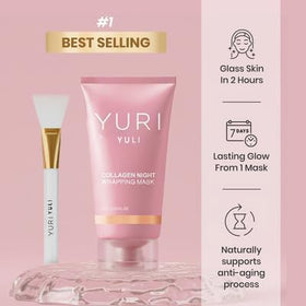 YURI YULI morning peel-off removal showing refreshed, plump skin