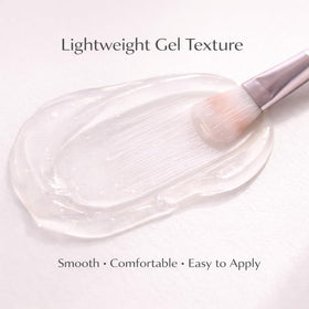 Yurisphere mask being applied on face showing even coverage benefit