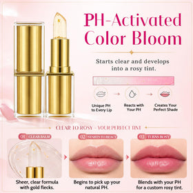 Yurisphere tube open revealing smooth clear balm texture and hydration