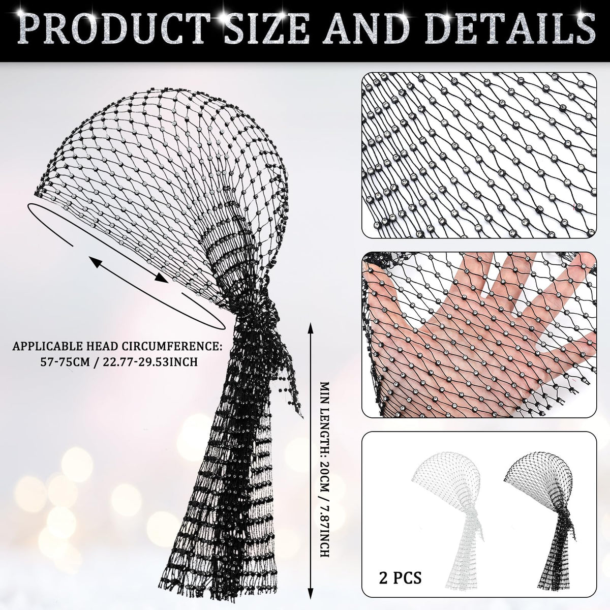 Yuxung close-up of rhinestone mesh texture highlighting sparkly detail and durability
