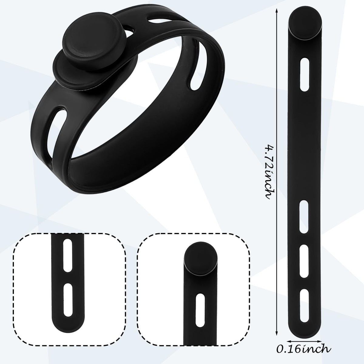 Yuxung close-up of silicone texture and button for secure non-slip grip
