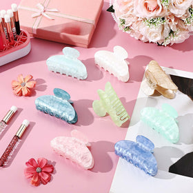 Yuxung clips on a bathroom counter styled with accessories showing fashionable everyday use benefit