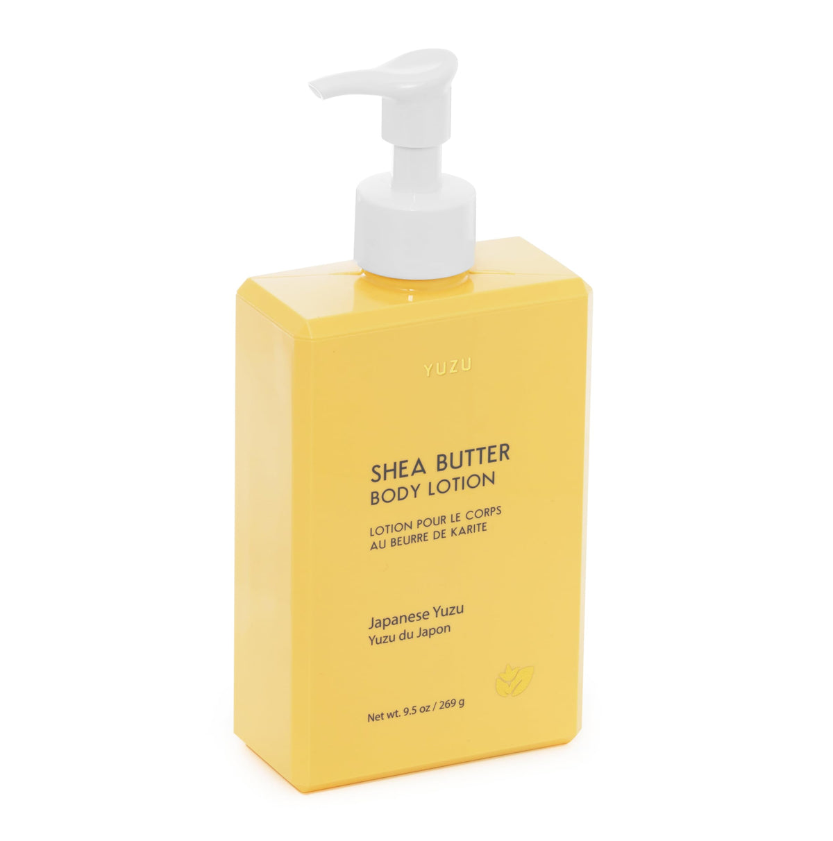 YUZU front packaging showing bottle and citrus branding for quick identification