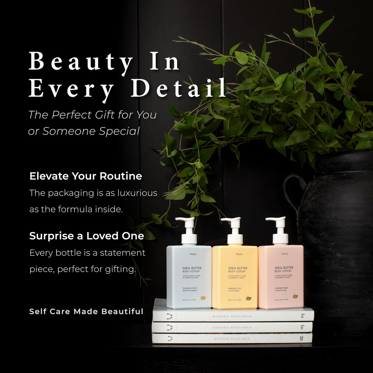 YUZU lifestyle bathroom vanity scene conveying everyday refreshing routine