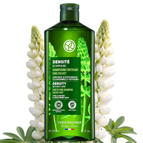 Yves Rocher front bottle shot showing label and volumizing benefit