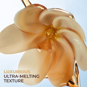 Yves Rocher oil applied to hair ends to reduce dryness and add shine