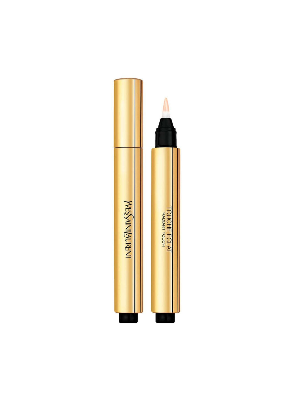 Yves Saint Laurent front view of radiant touch pen shows sleek packaging and brand prestige