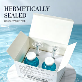 YXOQJF hermetic glass vial preserving serum color and potency