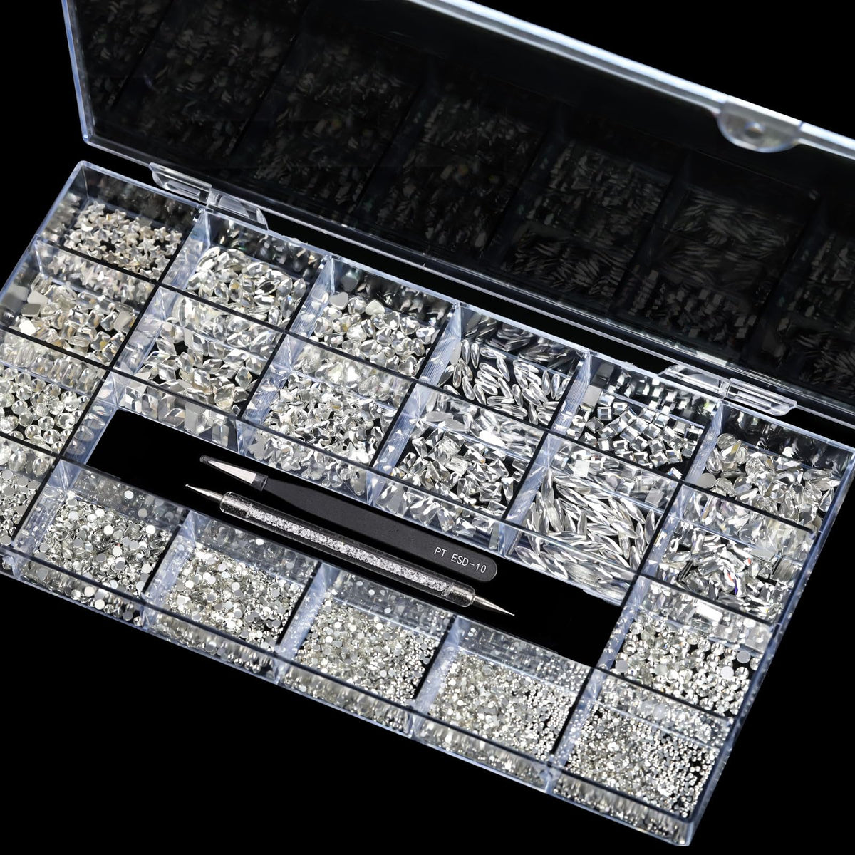 Yzzseven size comparison with coin to show scale and selection versatility