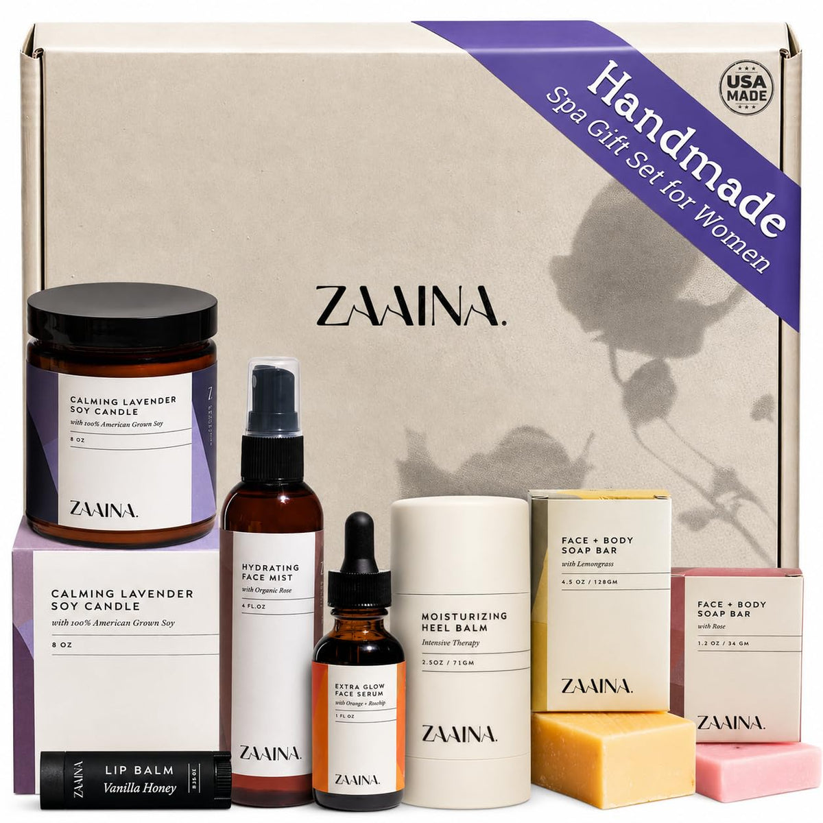 ZAAINA front packaging gift box showing elegant presentation and ready-to-gift appeal