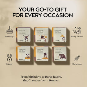 ZAAINA ingredients display with natural oils and butters emphasizing nourishment