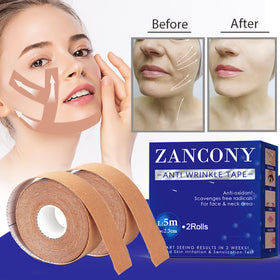 zancony applied to forehead smoothing fine lines while sleeping