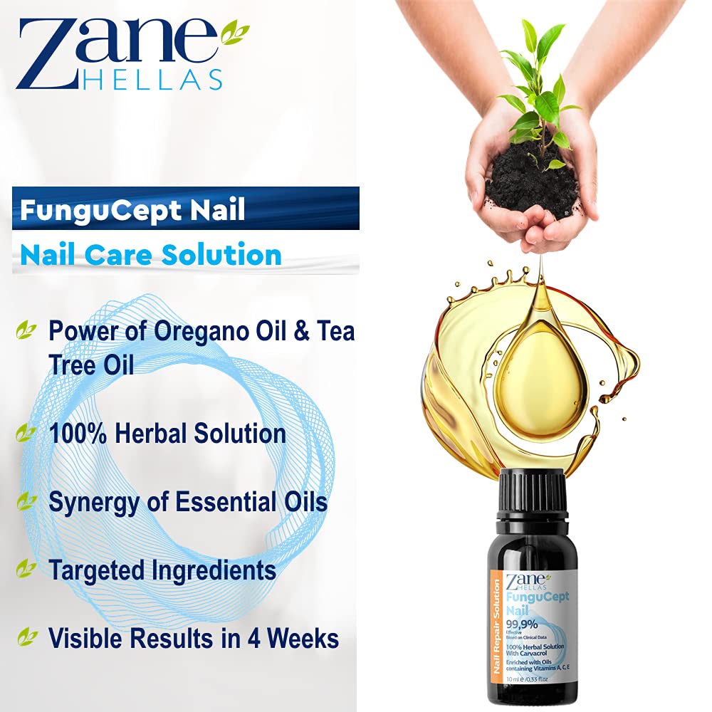 Zane HELLAS 10ml bottle in a hand indicating small size and precise dosing