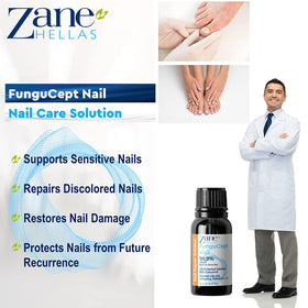 Zane HELLAS close-up of oil texture demonstrating quick absorption benefit