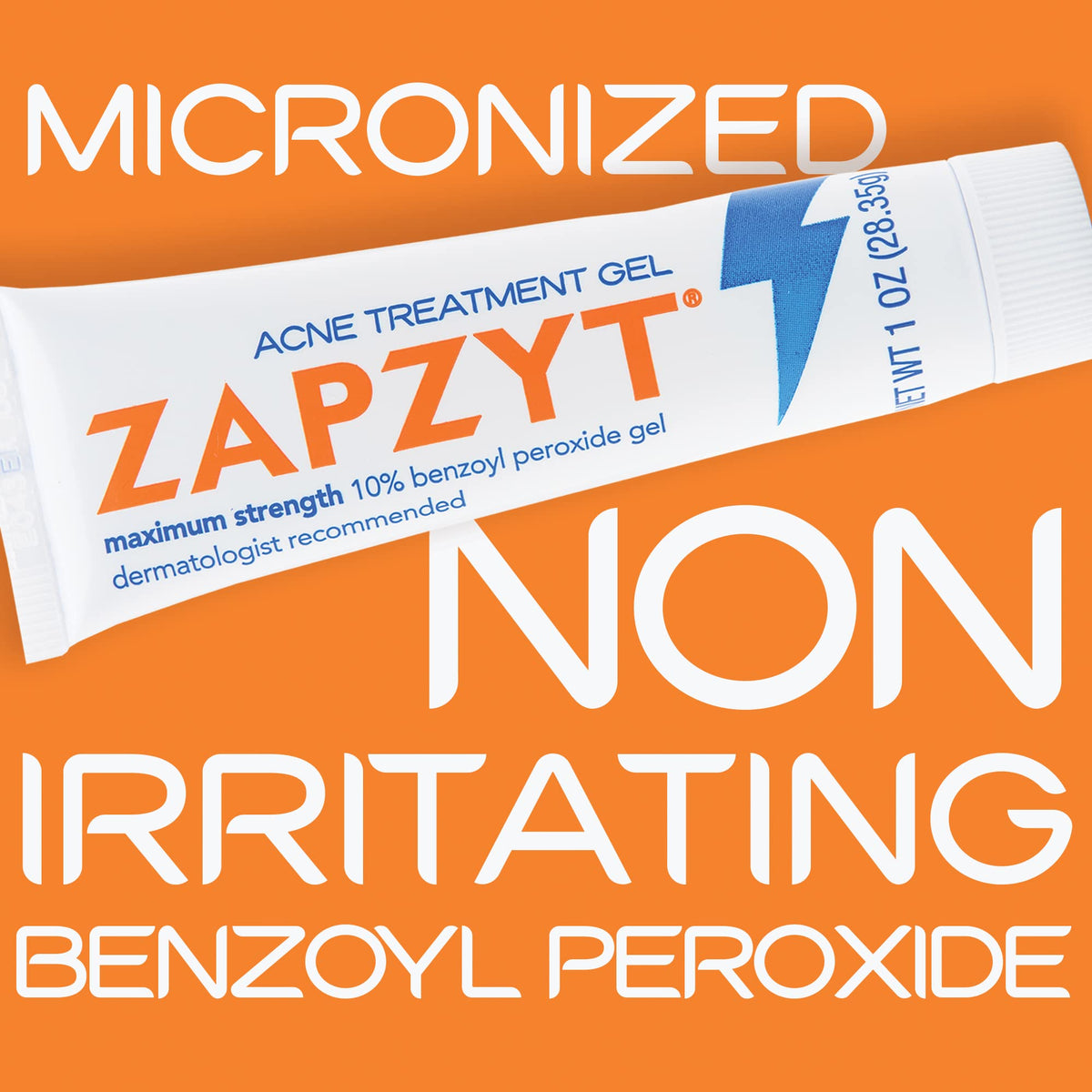 Zapzyt on bathroom counter as part of a daily skincare routine