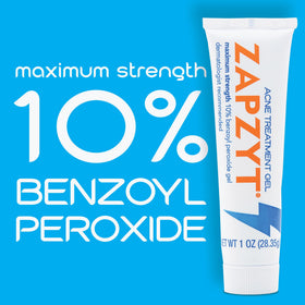 Zapzyt tube beside ruler indicating 1 oz size and portable convenience