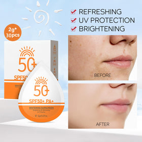 ZARICS sachet beside a coin showing compact travel size benefit