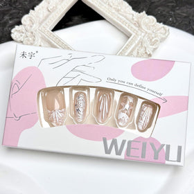ZASKHLD included nail file, wooden stick and adhesive tabs, supplies for easy application