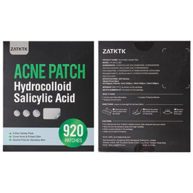 Back label close-up of ZATKTK ingredients showing 1% salicylic acid detail
