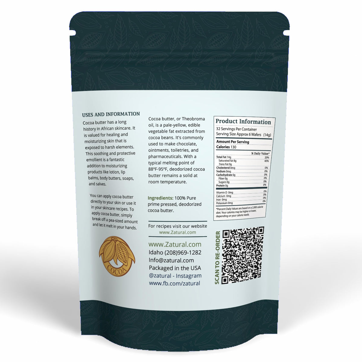 Zatural close-up wafer texture demonstrating smooth melt consistency benefit