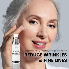 ZAYUU applying serum to hand to show quick absorption benefit