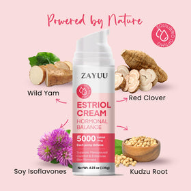 ZAYUU bottle held in hand to show 4.23 oz size and scale