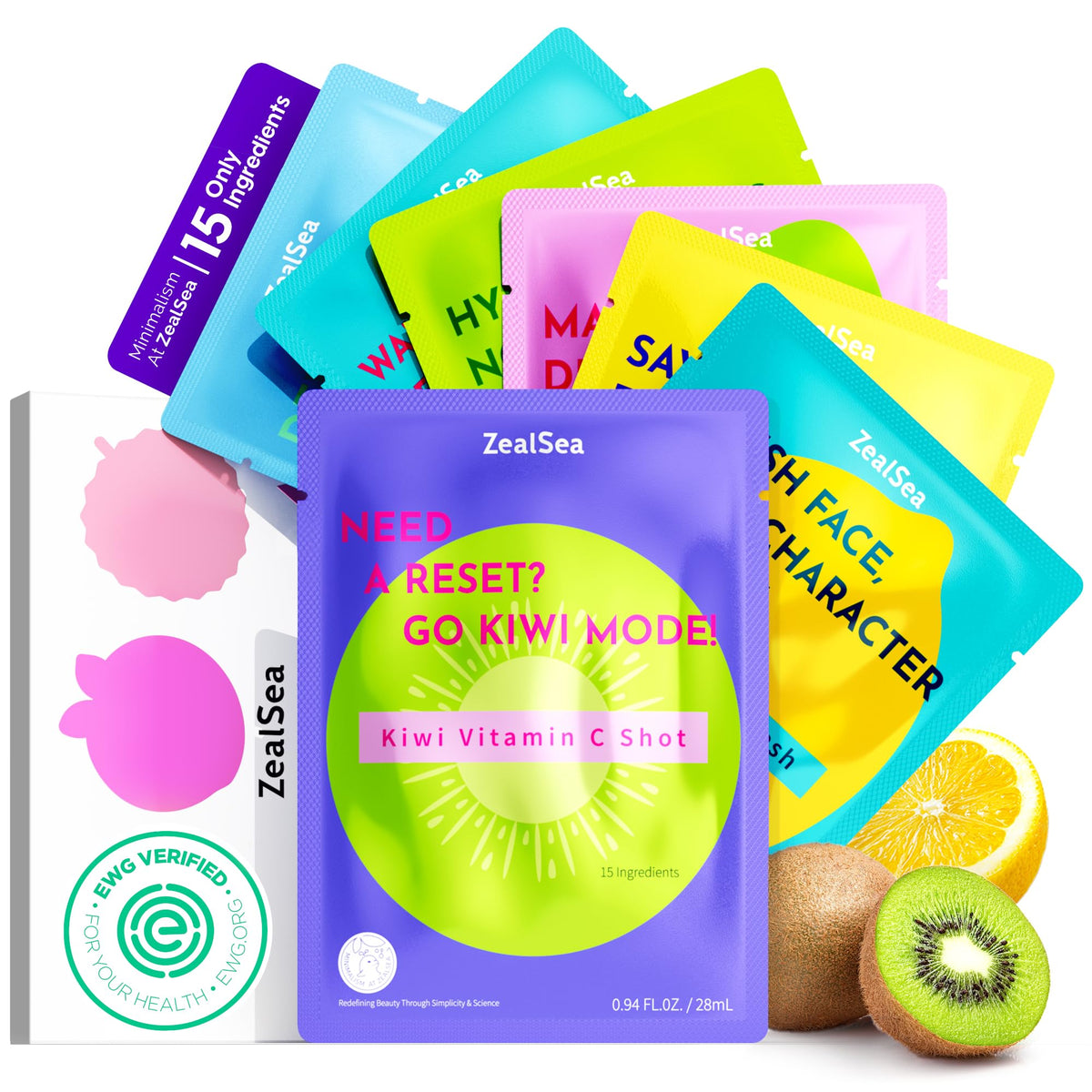 ZealSea front packaging showing full 7-pack and variety benefits